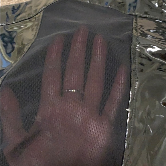 Vinyl and Sheer Black shorts! - Picture 3 of 3